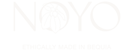 NOYO Logo Ethically Made in Bequia in mist